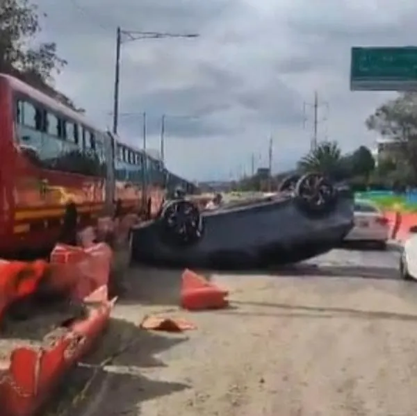 Accidente en la Autopista Norte