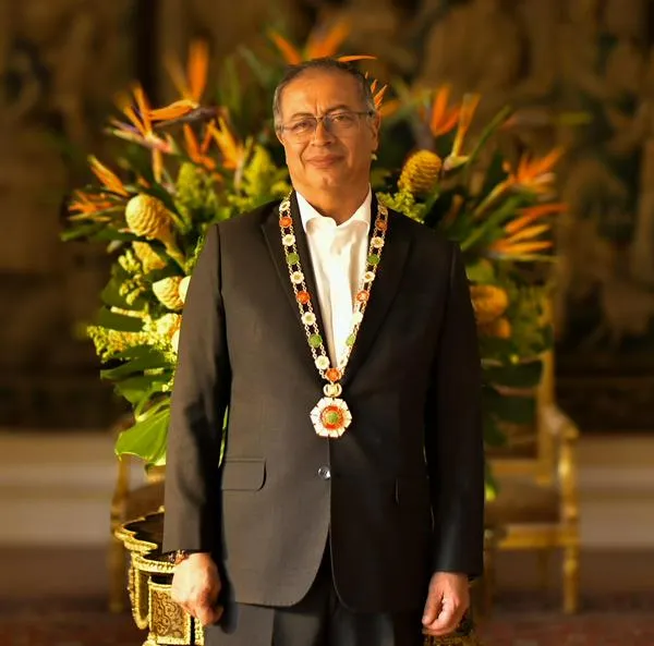 Presidente Petro recibió condecoración palestina. 
