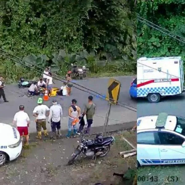 Paramédicos que atendían a víctimas de accidente de moto fueron atropellados por un bus 