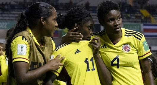 Jugadoras de la Selección Colombia Femenina, en nota sobre cuándo empieza el Mundial Sub-20 femenino