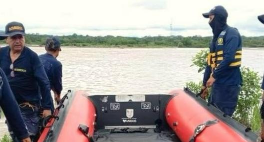 Unas 40 personas buscan a los 4 desaparecidos que fueron arrastrados por un río en Mutatá