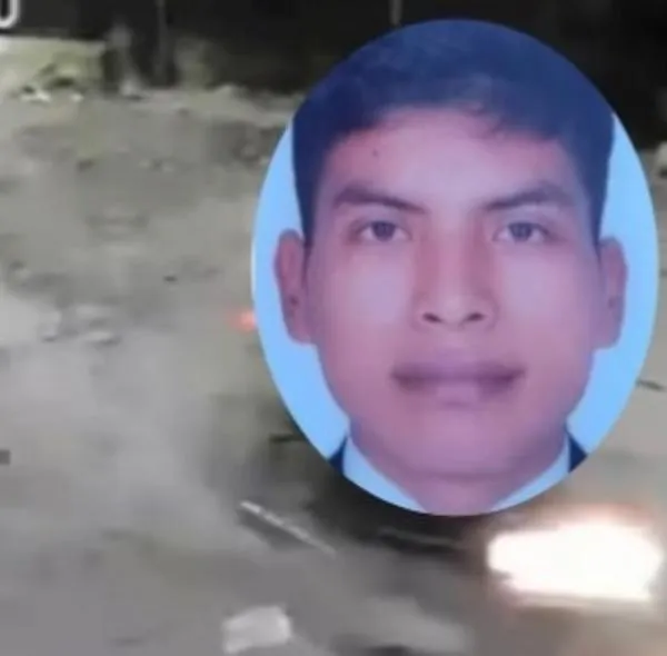 Video registró accidente en el que un motociclista muere tras caer de unas escaleras