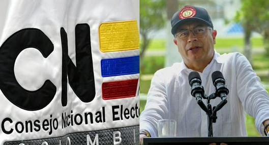 El presidente Gustavo Petro calific la ponencia que formulara cargos contra su campaa presidencial en el Consejo Nacional Electoral como un "golpe de Estado".