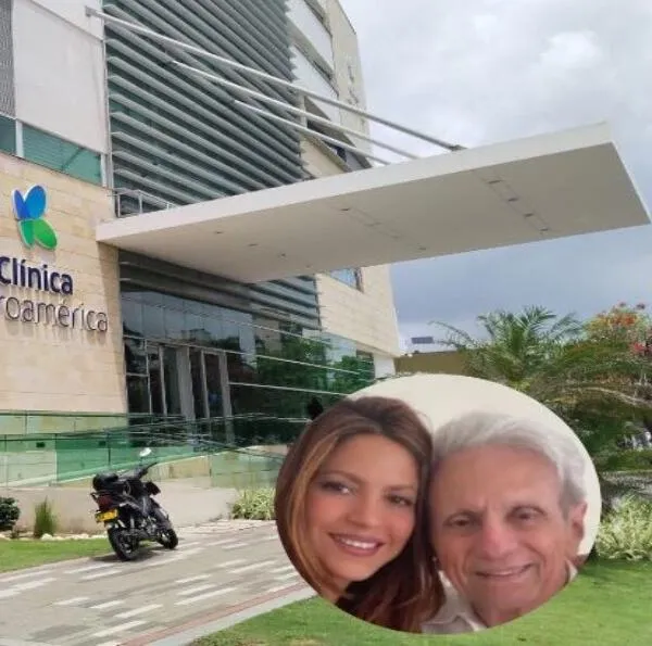 Reportan leve mejoría en la salud del padre de Shakira, William Mebarak