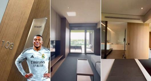 Cómo es la habitación de Kylian Mbappé en el Real Madrid: video y qué lujos tiene
