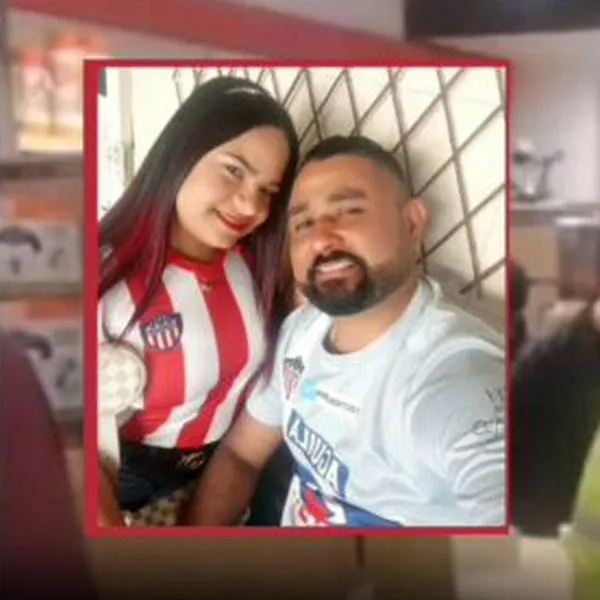 Steffany Barranco e Iván de la Rosa, su expareja, que luego la asesinó.