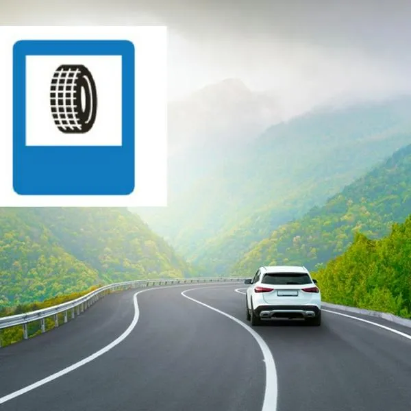 Qué significa señal de llanta negra en carreteras de Colombia: así funciona