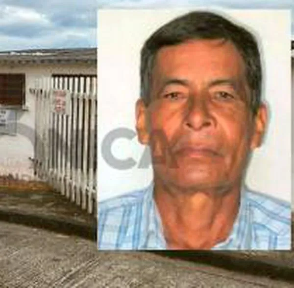 Víctor Manuel Gutiérrez Moya, el adulto mayor que murió en la habitación de un hotel.