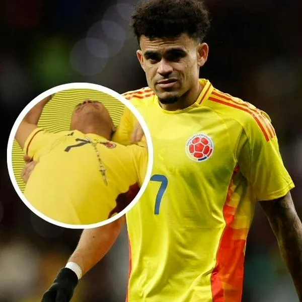 Fotos de Luis Díaz y Luis Manuel Díaz, en nota de que Mané armó desmayó en partido de Colombia por premios de Águila.