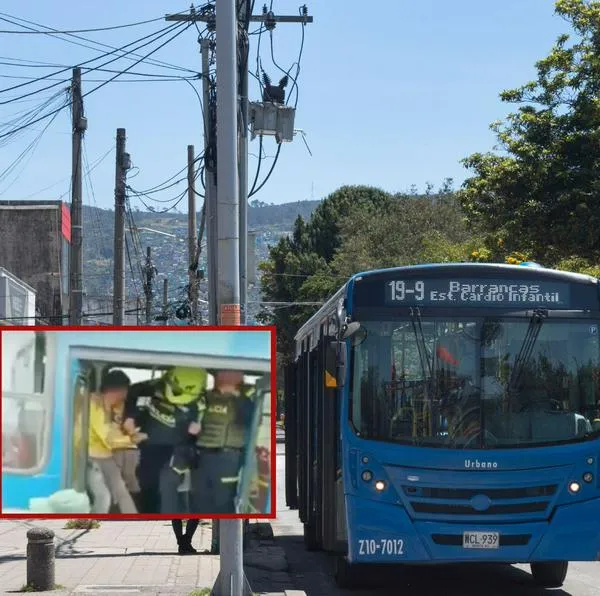 Pelea al interior de un SITP.