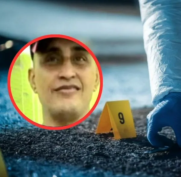 Escena del crimen y hombre asesinado en Valledupar. Carlos Enrique Acuña Orozco.