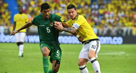 Selección Bolivia tendrá baja importante para jugar con Colombia.