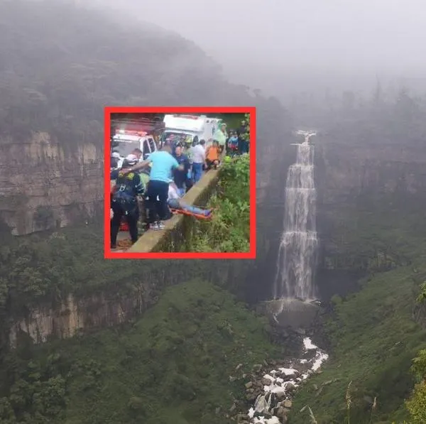 Identificaron a los que cayeron en el Salto de Tequendama; mujer cayó ...