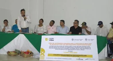 Obras en vías e infraestructura de Montes de María por avance del Acuerdo de Paz