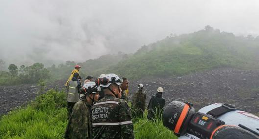 Deslizamiento en Boyacá, Colombia dejó cuatro sepultados y aún no aparecen