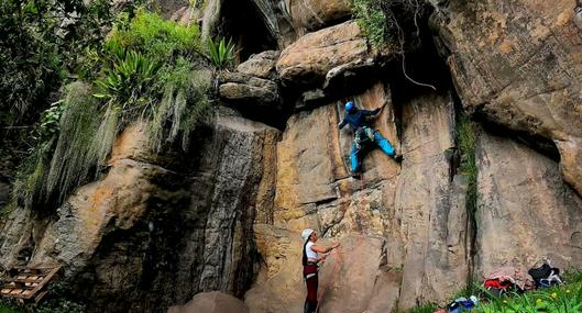 A dónde puedo ir de vacaciones en Cundinamarca; en Tocancipá puede escalar rocas