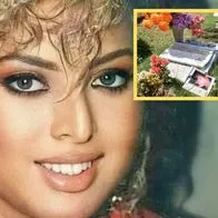Tumba de Patricia Teherán en Cartagena fue vandalizada; fan pagó para limpiarla