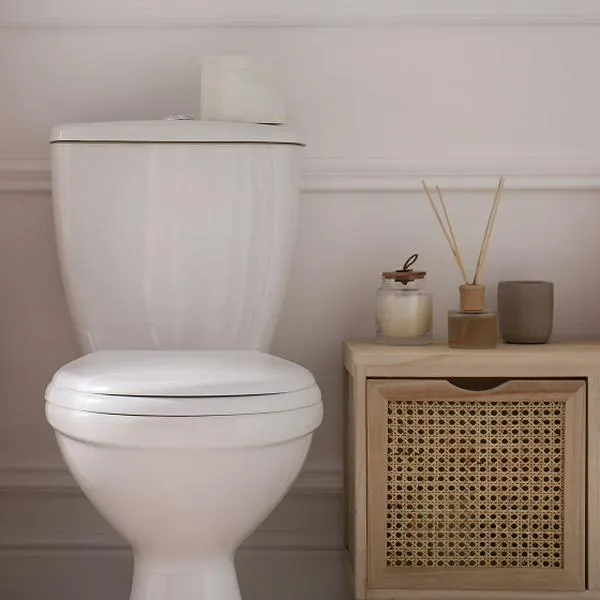 Baño, en nota sobre dónde colocar el papel higiénico y dónde no hacerlo