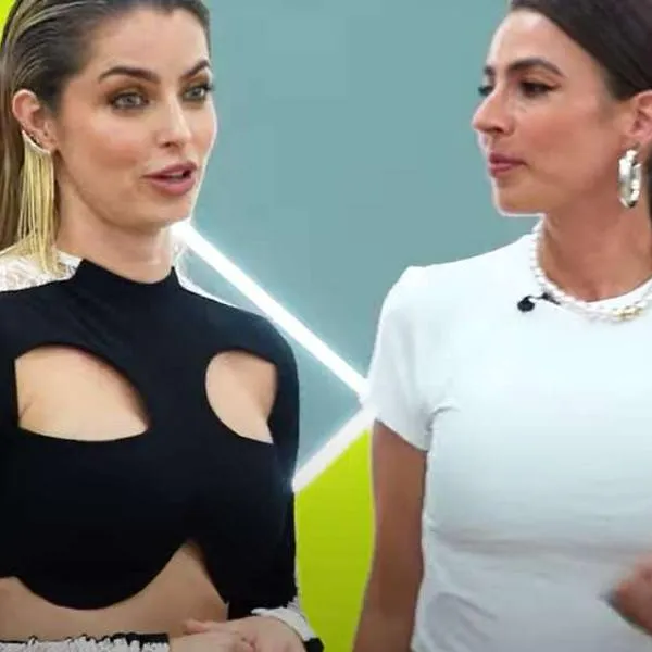 Foto de Cristina Hurtado y Carla Giraldo, en nota de que la presentadora de La casa de los famosos dijo ser difícil con su colega