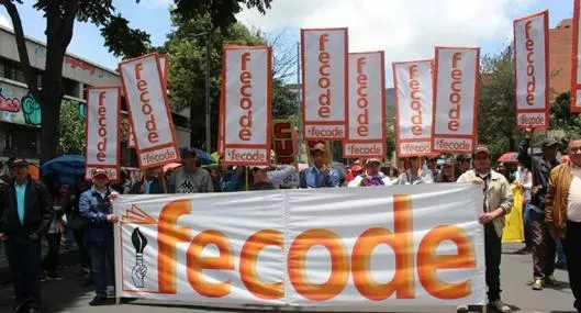 Marchas de Fecode en Bogotá hoy: cómo están las vías y más.