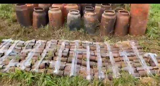 Encontraron vivienda con 120 explosivos que las disidencias pretendía detonar en Caquetá