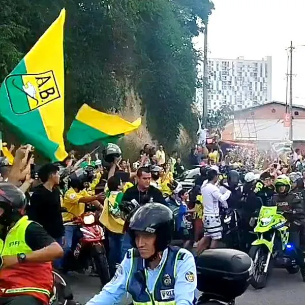 Atlético Bucaramanga, que fue despedido con locura antes de final con Santa Fe.