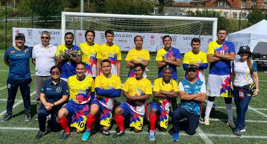 Selección Colombia de Fútbol para ciegos quedó campeona en Francia 