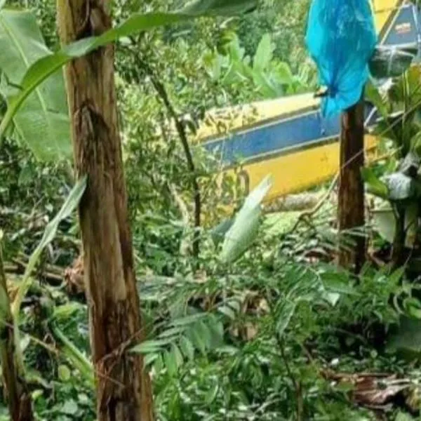 Avioneta de fumigación se precipitó a tierra en Apartadó: el piloto se salvó