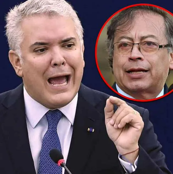 Foto de Iván Duque y Gustavo Petro, en nota sobre cuál es el presidente más joven que ha tenido Colombia.
