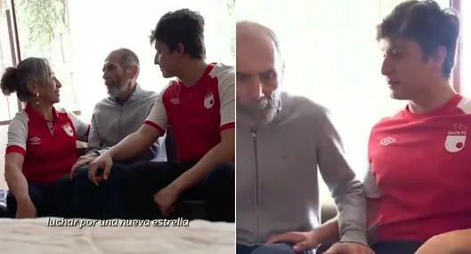 Hincha de Santa Fe le hizo carta a su papá, que sufre de alzheimer, por final contra Bucaramanga: video es viral y conmueve en redes