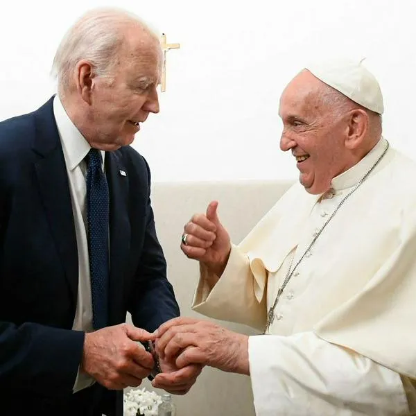 El papa Francisco y Joe Biden se reunieron para pedir alto al fuego en Gaza