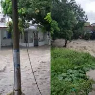 Habitantes de Soledad amanecieron con el agua hasta las rodillas, inundados por lluvias