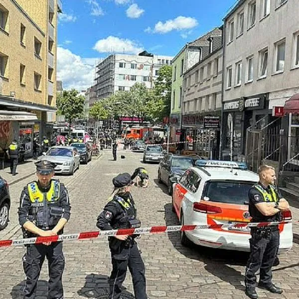 Abaten a hombre armado con un pico y un cóctel Molotov en Hamburgo