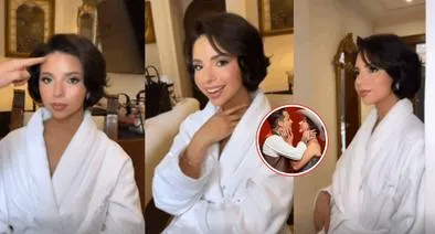 ¿Ángela Aguilar tendrá hijos con Christian Nodal? Fue arreglada por maquillista de bodas.