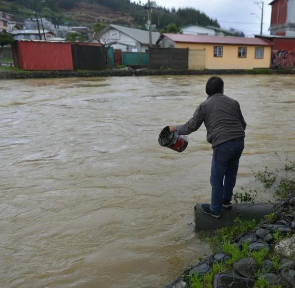 Emergencia por lluvias en Chile. 