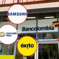 Promociones de Bancolombia con Mercado Libre, Samsung y Éxito