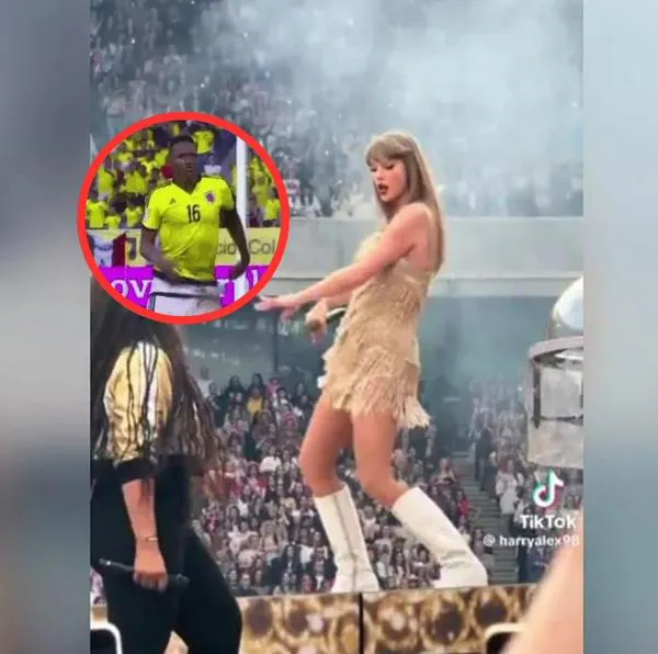 Comparan baile de Taylor Swift en Escocia con celebraciones de Yerry Mina