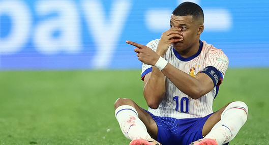 Francia tomó decisión con Kylian Mbappé para la Eurocopa, luego de fractura de nariz