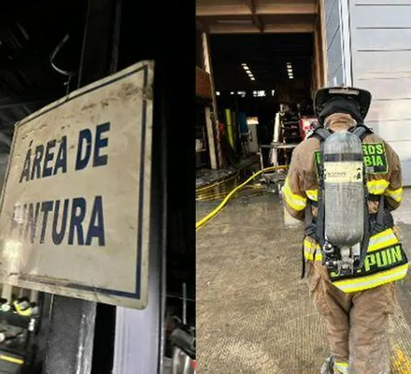 Tres personas lesionadas tras incendio de bodega industrial  en Cota