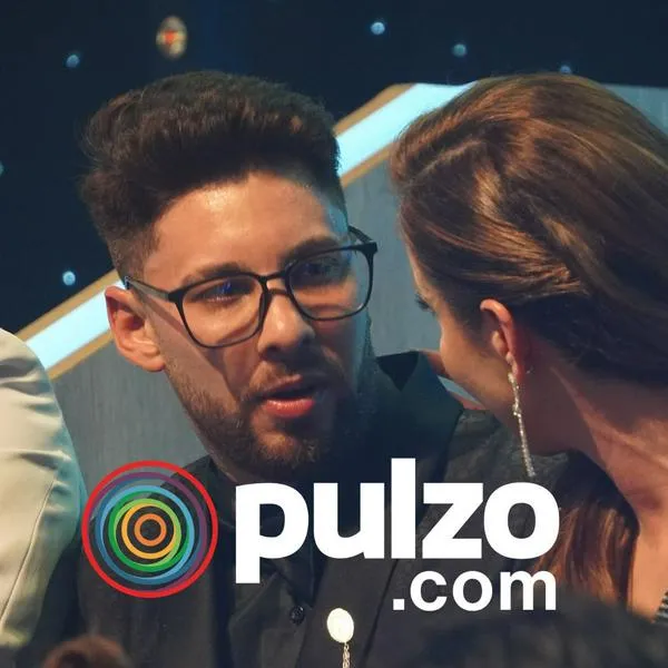 Miguel Melfi y Nataly Umaña muy juntos en la final de 'La casa de los famosos'