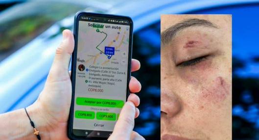 InDrive: conductor habría golpeado a mujer que regó bebida en su carro