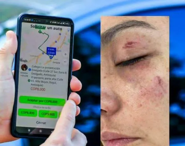 InDrive: conductor habría golpeado a mujer que regó bebida en su carro