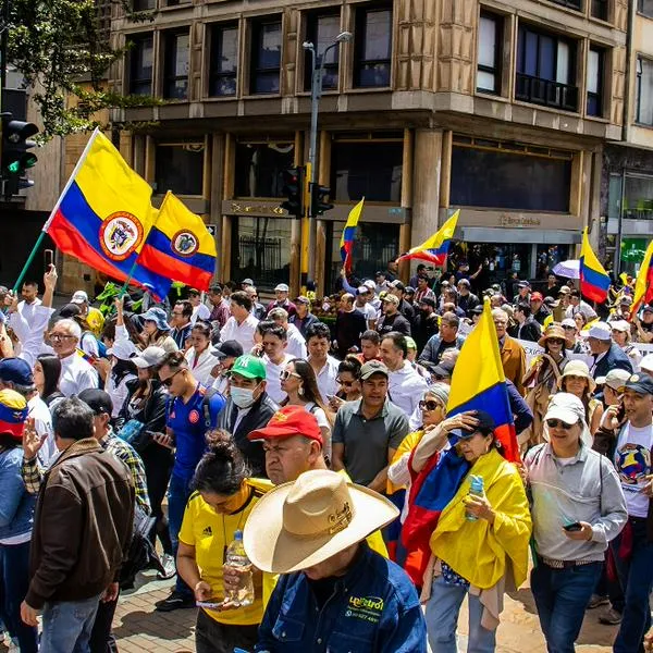 Marchas en Bogotá, en nota sobre cómo avanzas las del 19 de junio de 2024