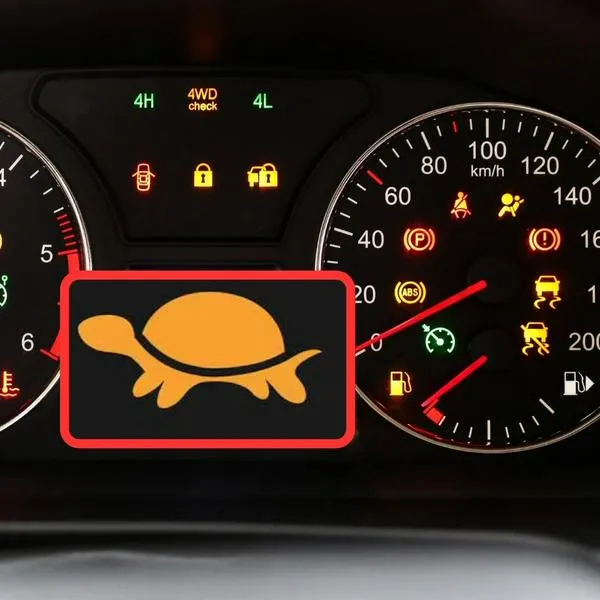 ¿Qué significa el testigo de la tortuga en el tablero? Así debe utilizarlo