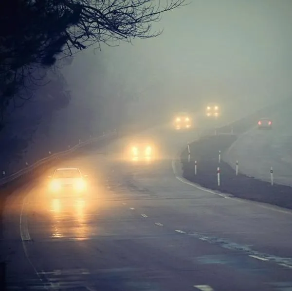 ¿Cómo se debe conducir en caso de niebla?