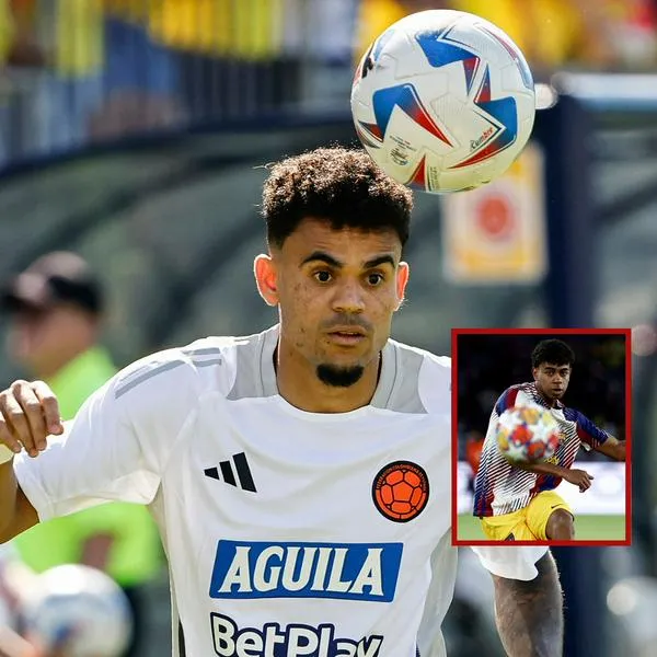 Luis Díaz se aleja del Barcelona.