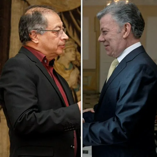 Gustavo Petro vs. Juan Manuel Santos: bombardear o no para buscar la paz