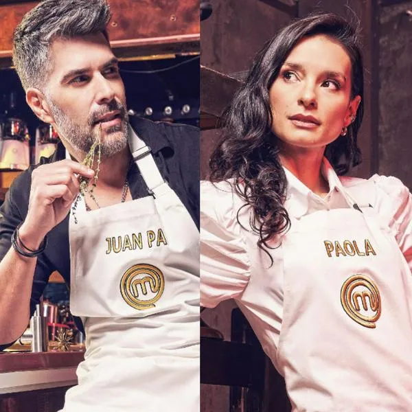 Juan Pablo Llano y Paola Rey, en nota sobre participantes de 'Masterchef' con parejas famosas