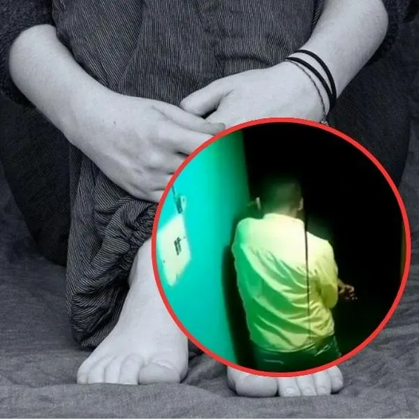 Por este video cayó en Bogotá un hombre que intentó ocultar crimen de su pareja. Le dio golpiza