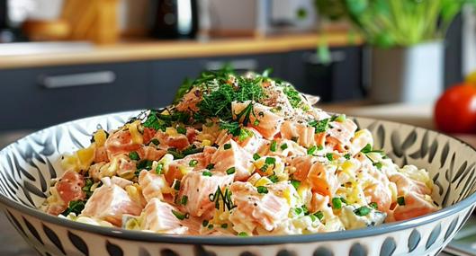 Cómo hacer ensalada rusa con atún en casa para compartir con sus invitados o para un almuerzo delicioso. Estos son los pasos y los ingredientes. 